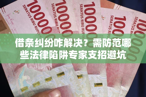 北京借条纠纷咋解决？需防范哪些法律陷阱专家支招避坑