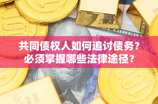 北京共同债权人如何追讨债务？必须掌握哪些法律途径？
