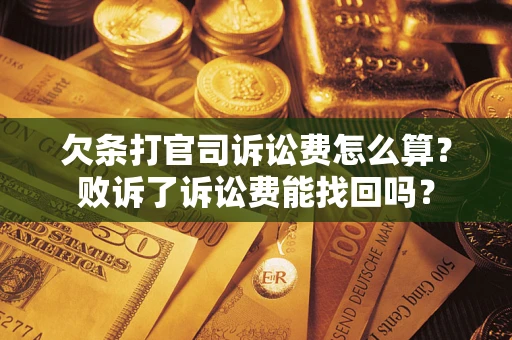 北京欠条打官司诉讼费怎么算？败诉了诉讼费能找回吗？