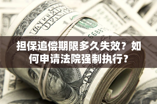 北京担保追偿期限多久失效？如何申请法院强制执行？