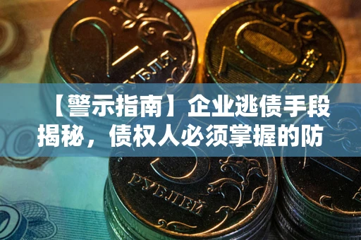 北京【警示指南】企业逃债手段揭秘，债权人必须掌握的防坑宝典