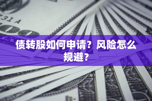 北京债转股如何申请？风险怎么规避？