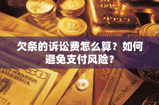 北京欠条的诉讼费怎么算？如何避免支付风险？